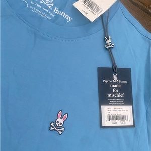 Psycho Bunny Mens Classic Crew Neck Tee Glacial Blue 5-M